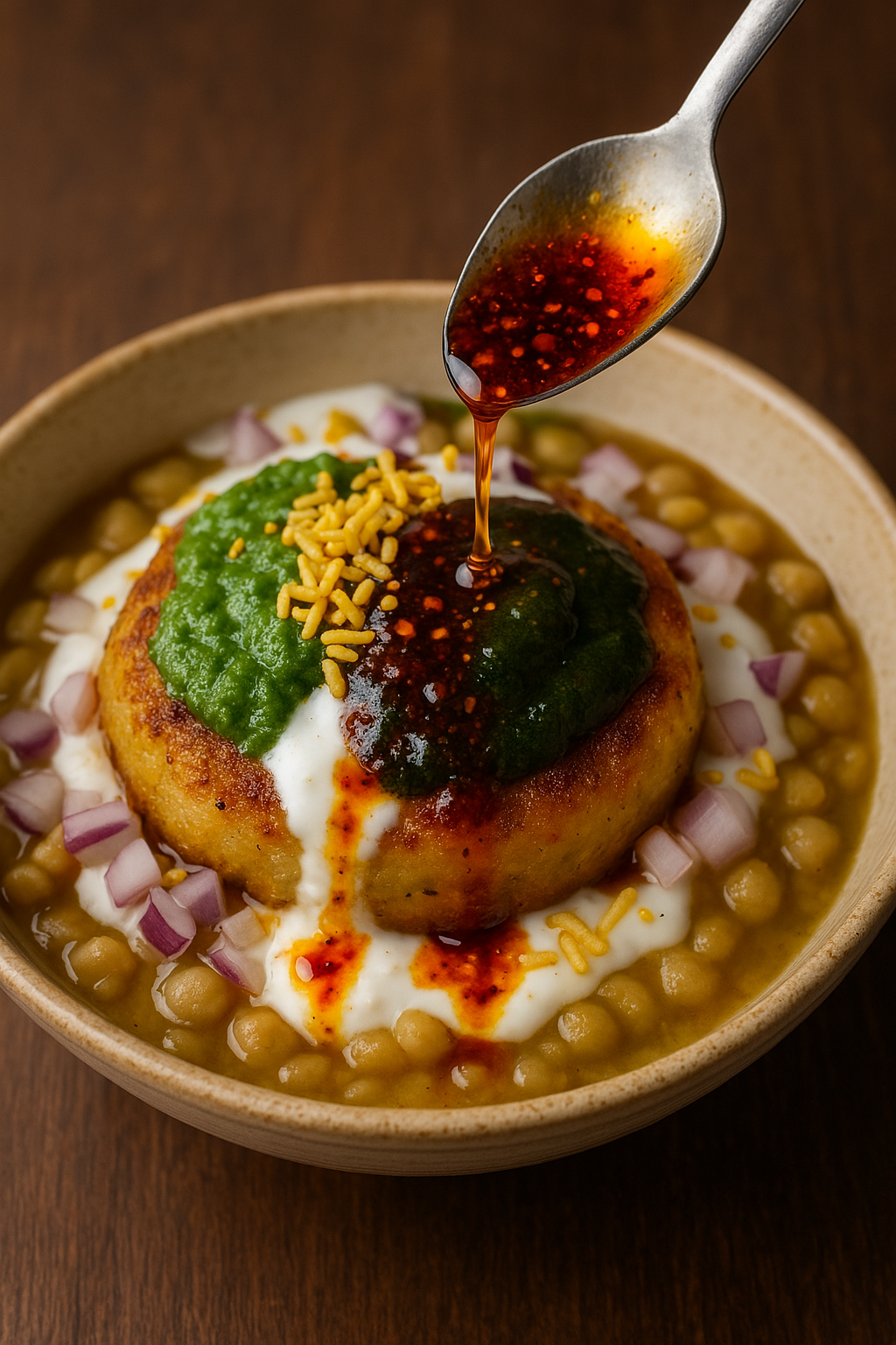 Mumbai Style Ragda Pattice
