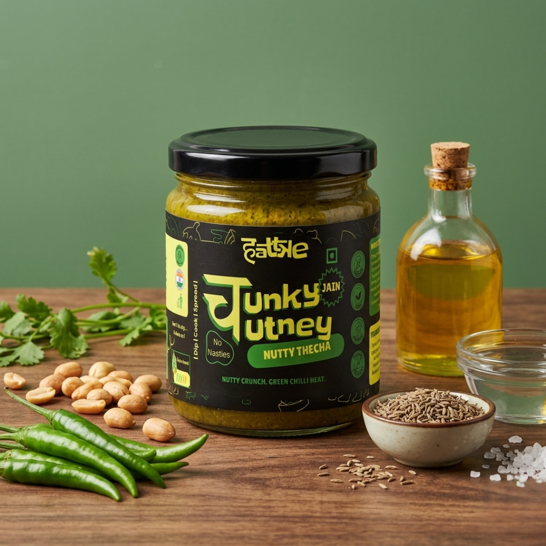 Nutty Thecha Chunky Chutney Jain