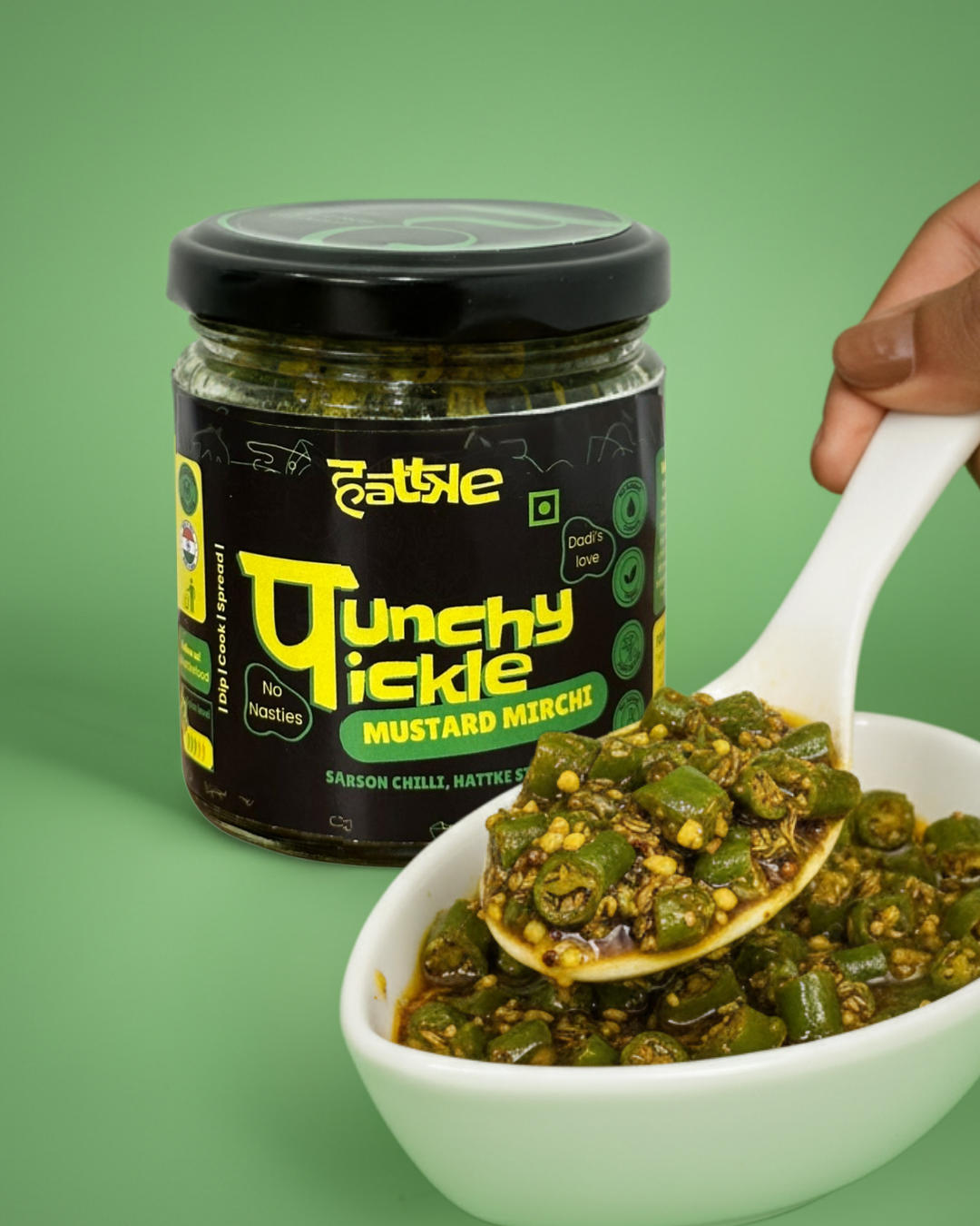 Punchy Pickle - Mustard Mirchi