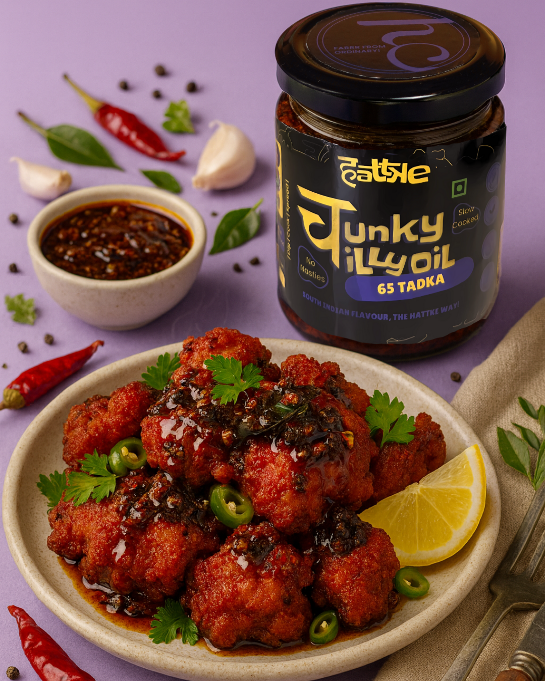 Chunky Chilli Oil - 65 Tadka