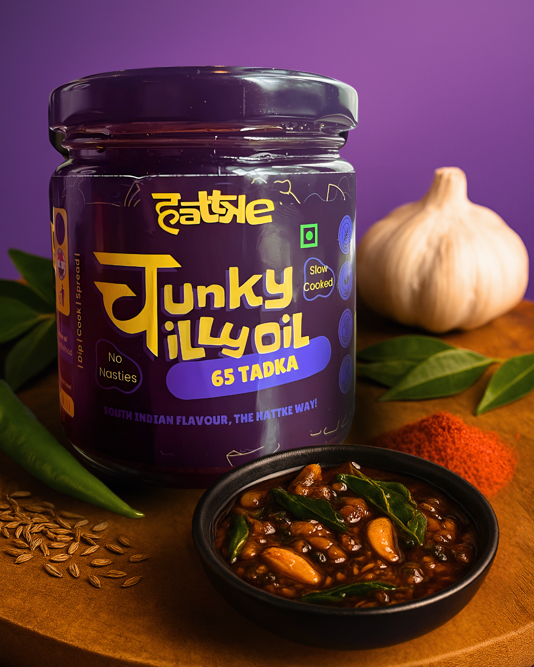 Chunky Chilli Oil - 65 Tadka