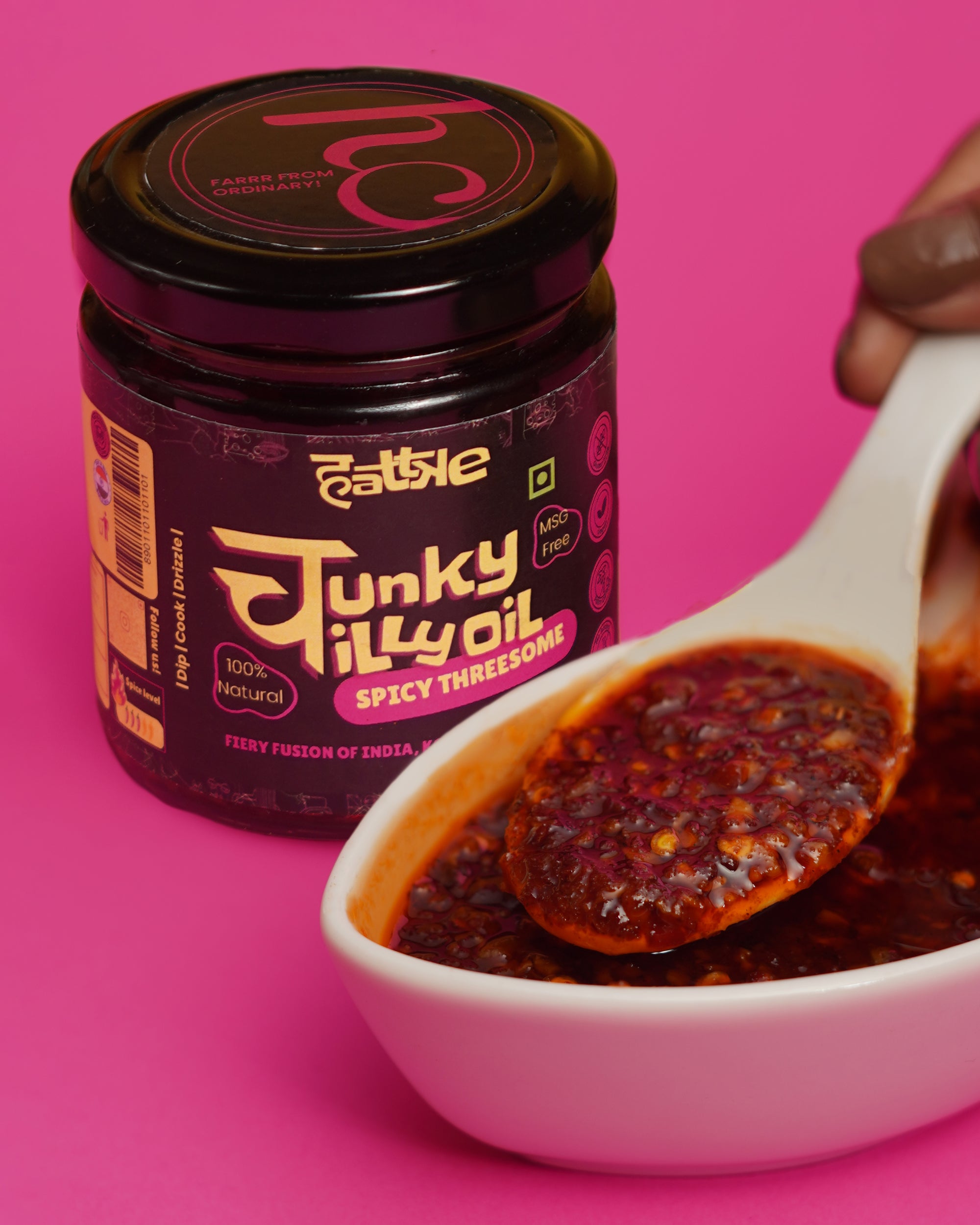 Chunky Chilli Oil - Spicy Threesome
