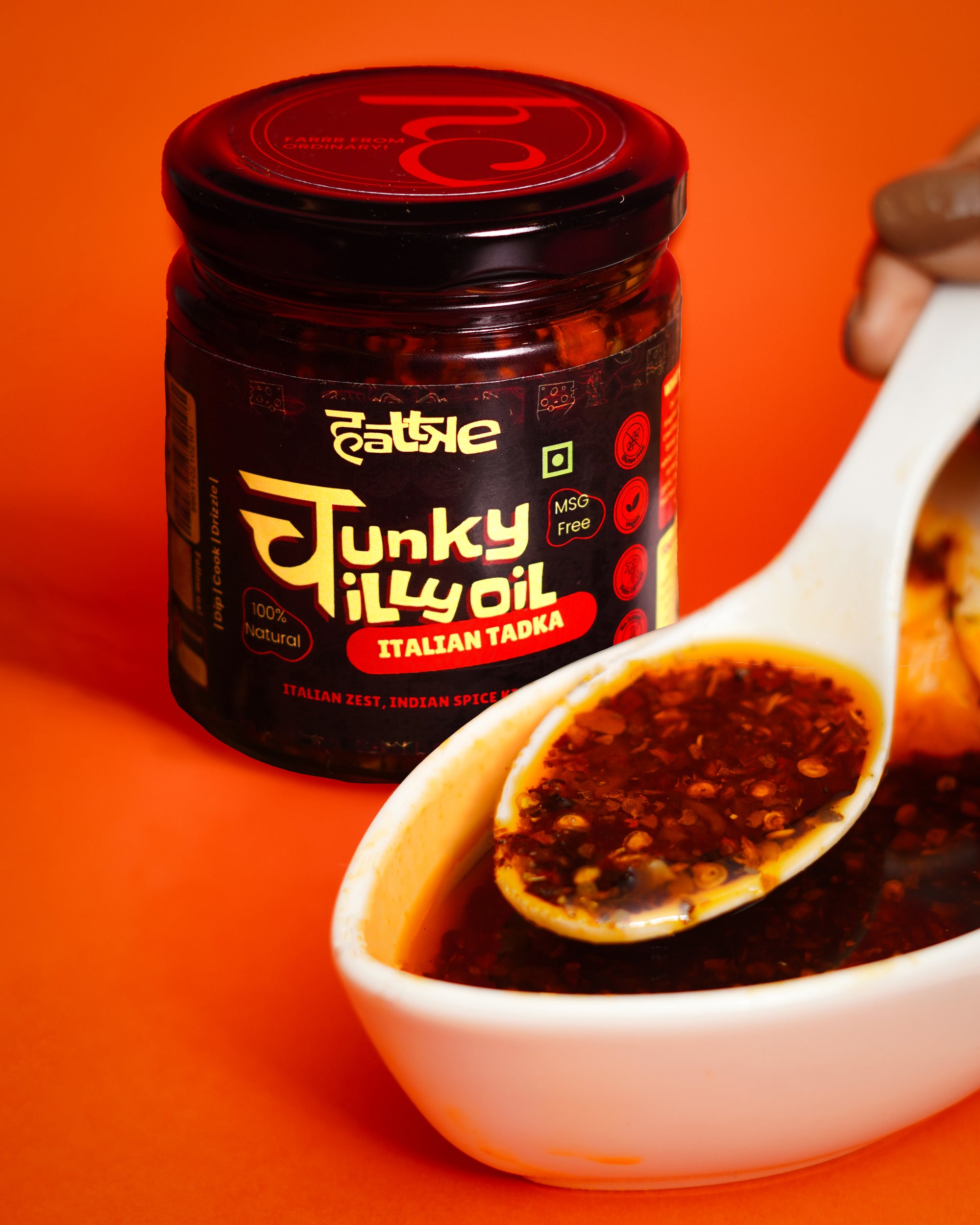 Chunky Chilli Oil - Italian Tadka