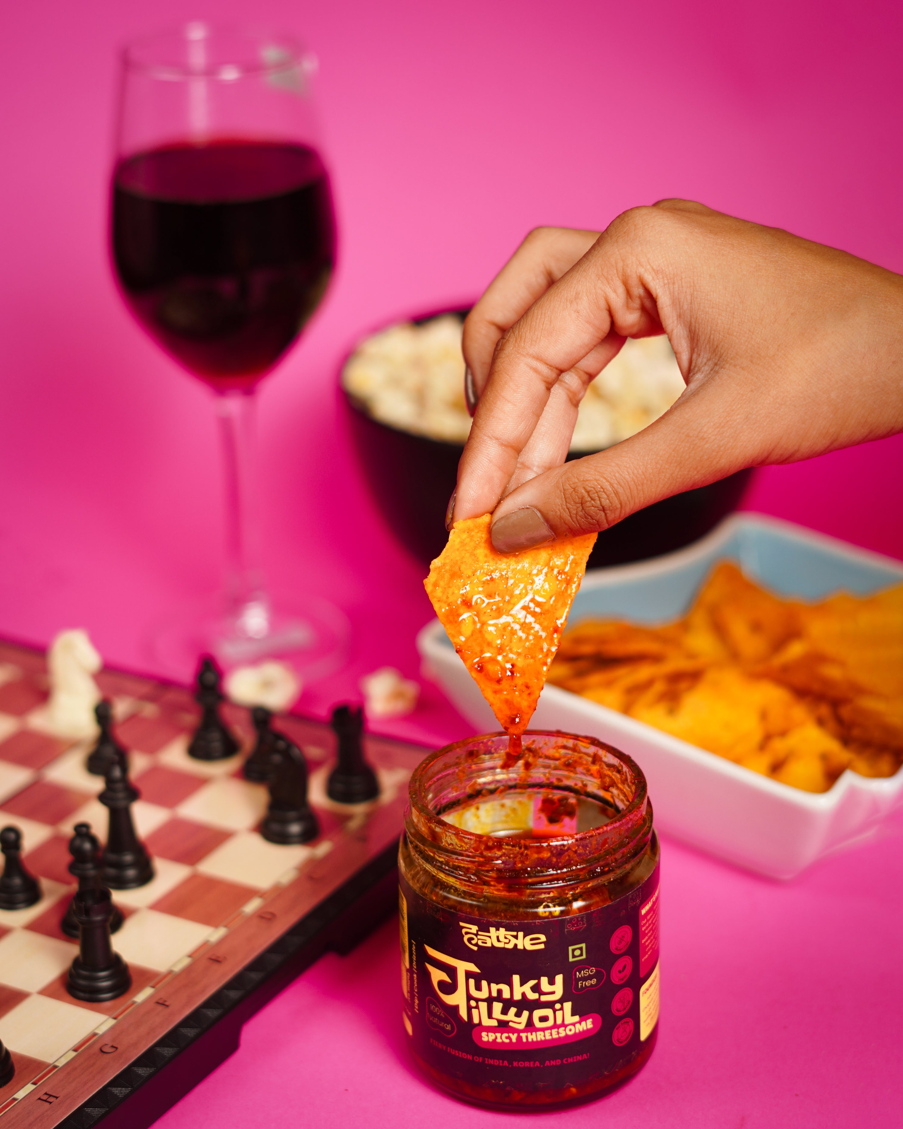 Chunky Chilli Oil - Spicy Threesome