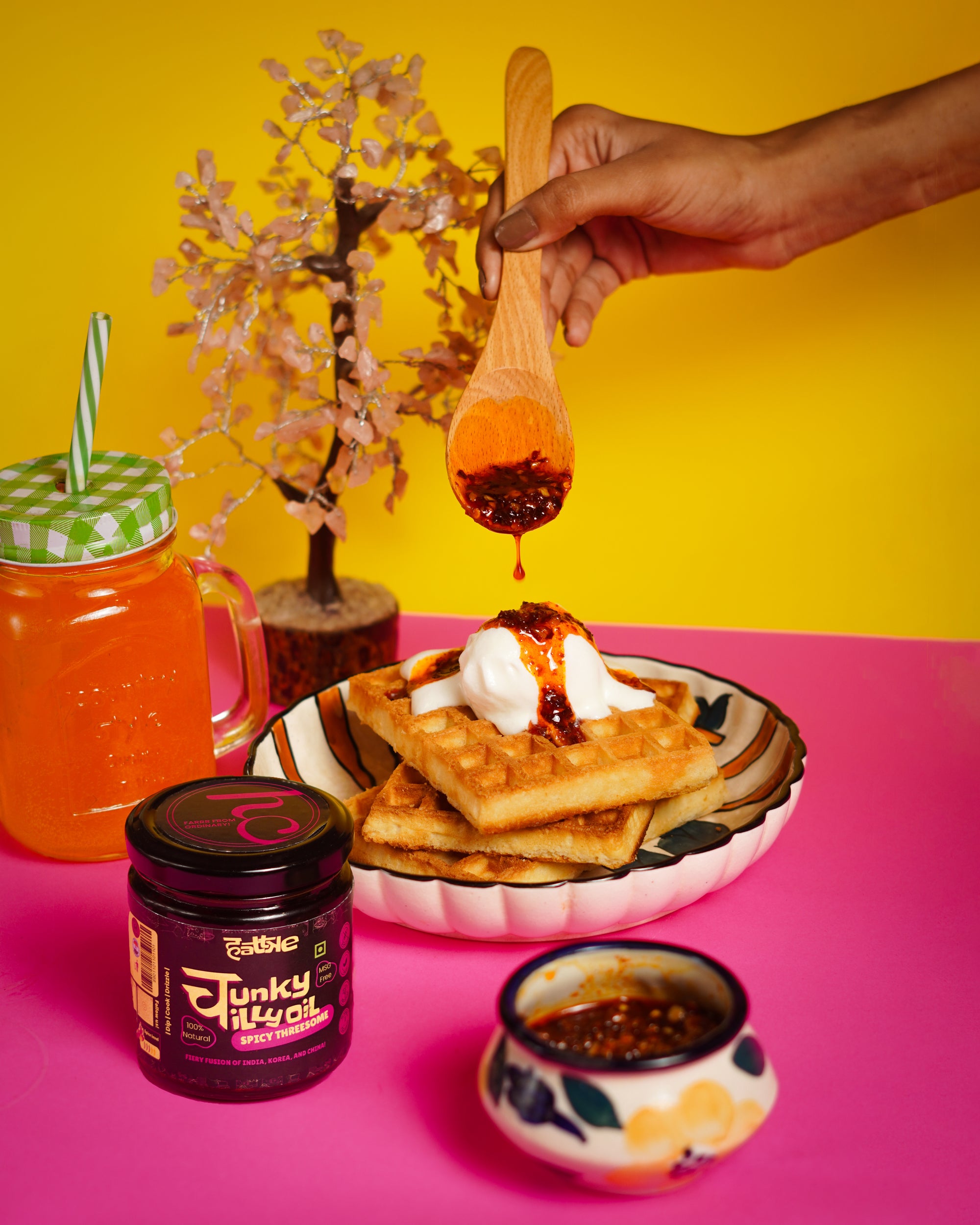 Chunky Chilli Oil - Spicy Threesome