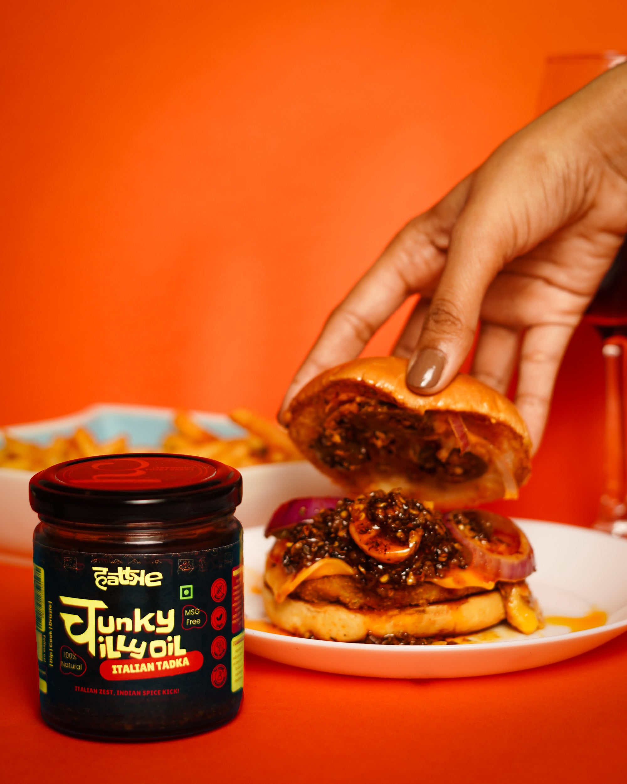 Chunky Chilli Oil - Italian Tadka