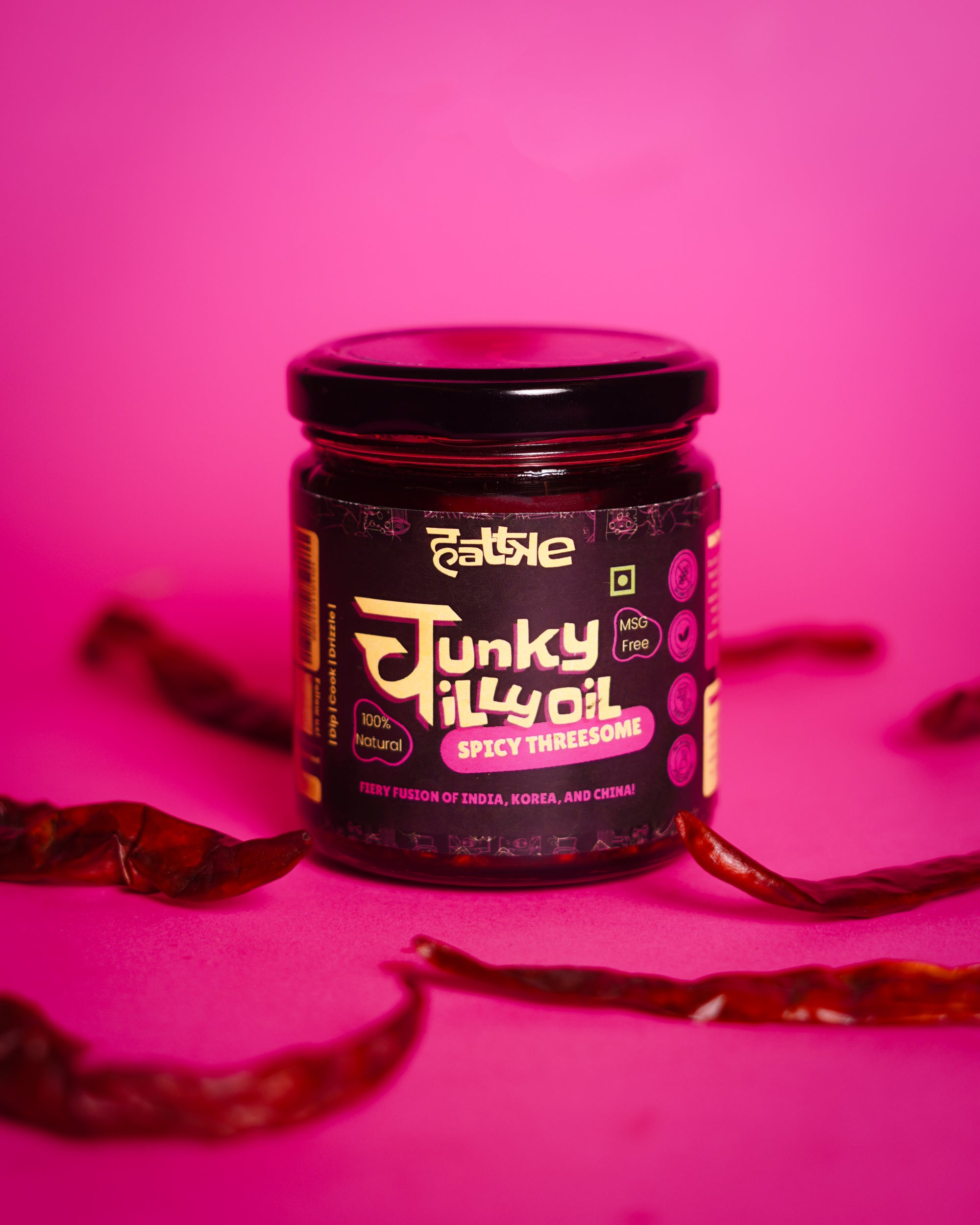 Chunky Chilli Oil - Spicy Threesome
