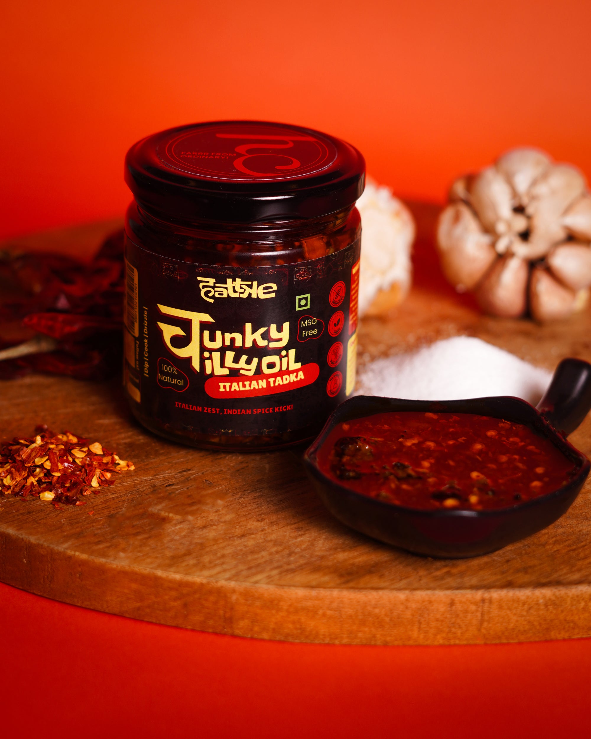 Chunky Chilli Oil - Italian Tadka