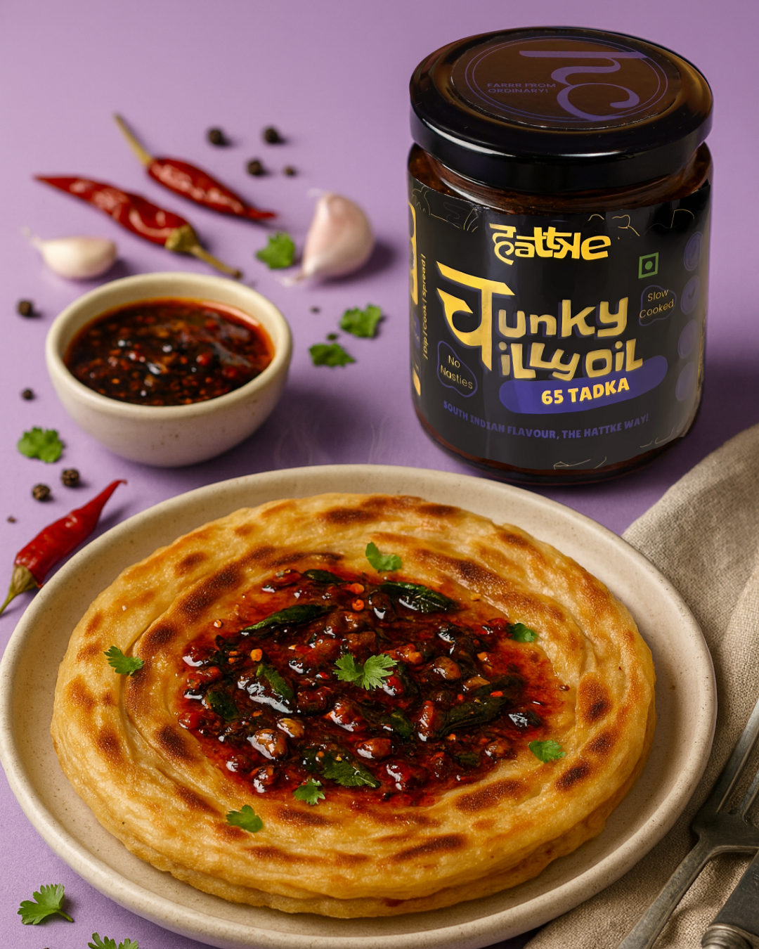 Chunky Chilli Oil - 65 Tadka