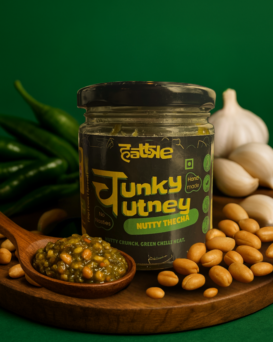 Chunky Chutney - Nutty Thecha