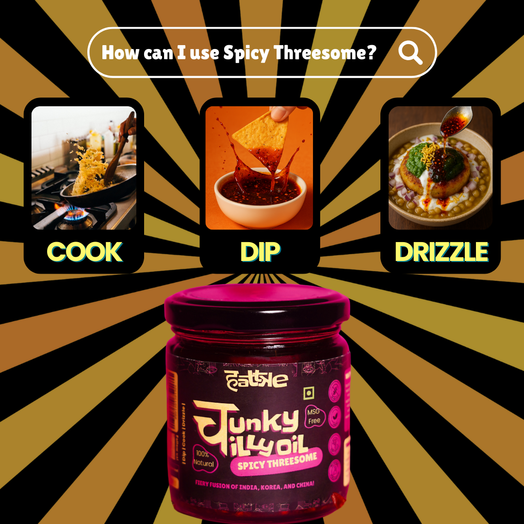 Chunky Chilli Oil - Spicy Threesome
