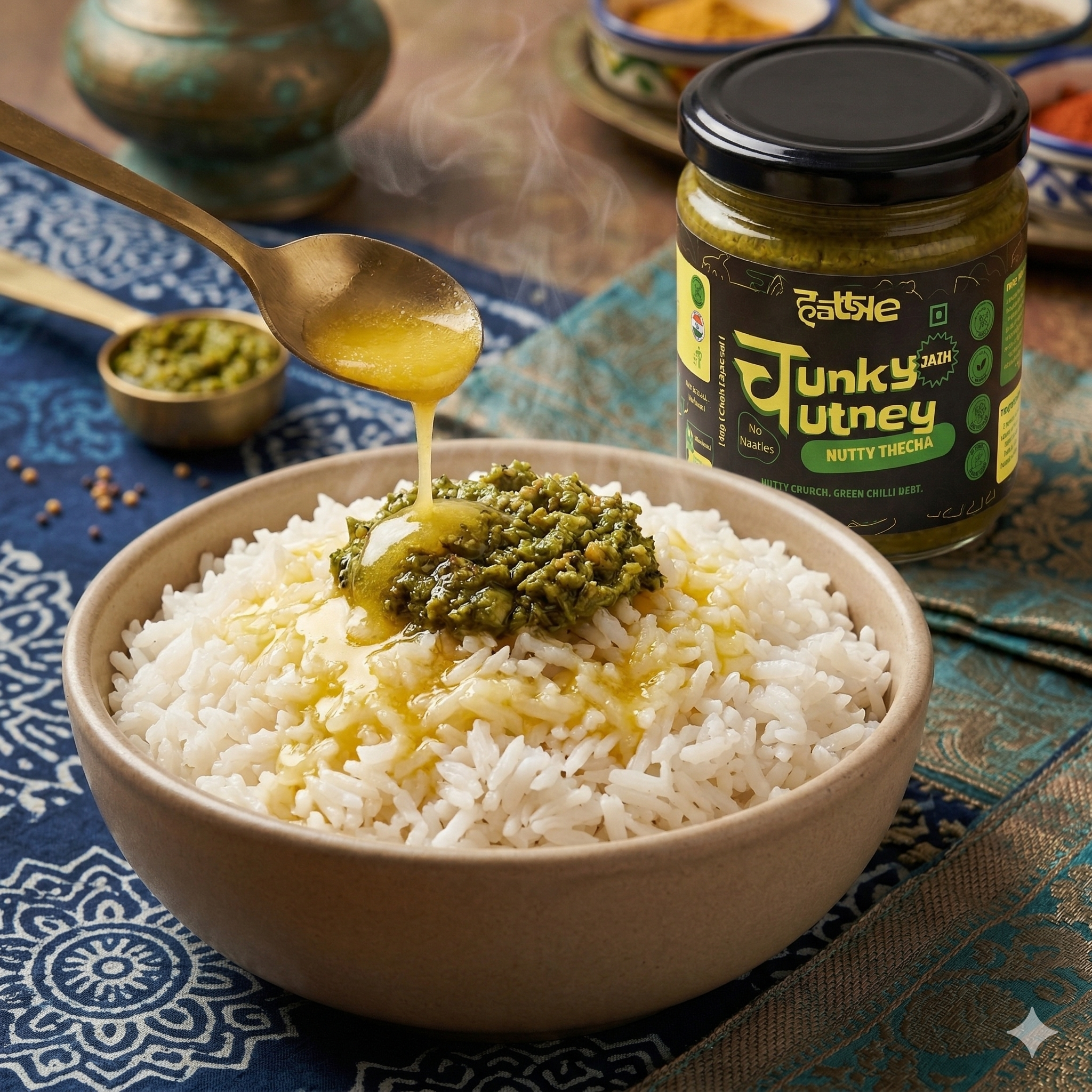 Nutty Thecha Chunky Chutney